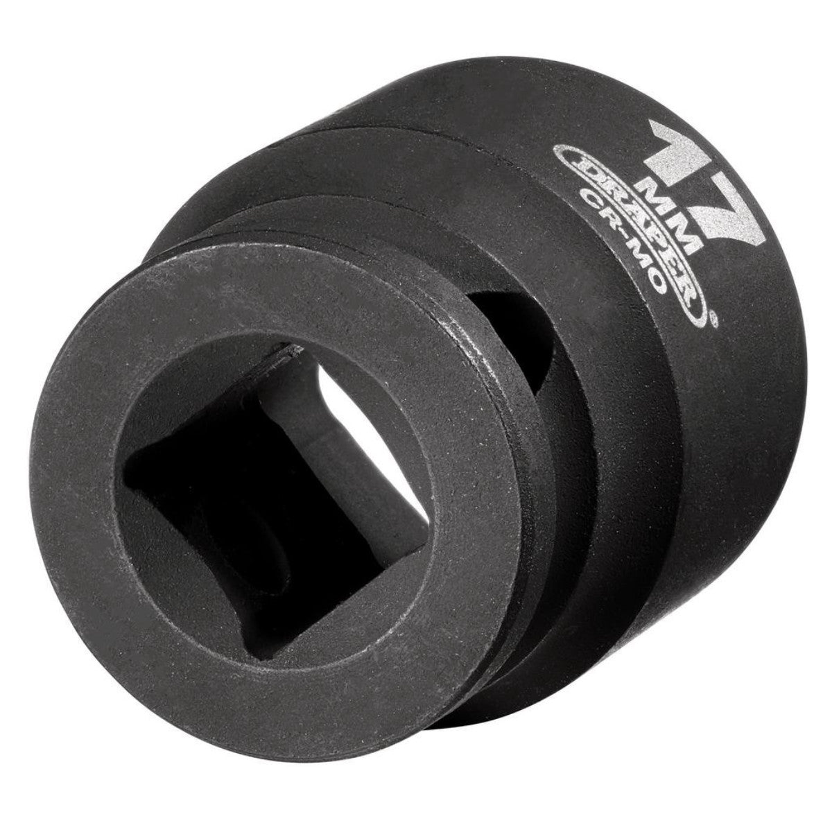 Draper HI-TORQ 6 Point Impact Socket, 3/8" Sq. Dr., 17mm 06877