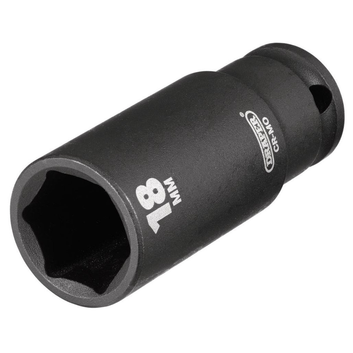 Draper HI-TORQ 6 Point Deep Impact Socket, 3/8" Sq. Dr., 18mm 06891