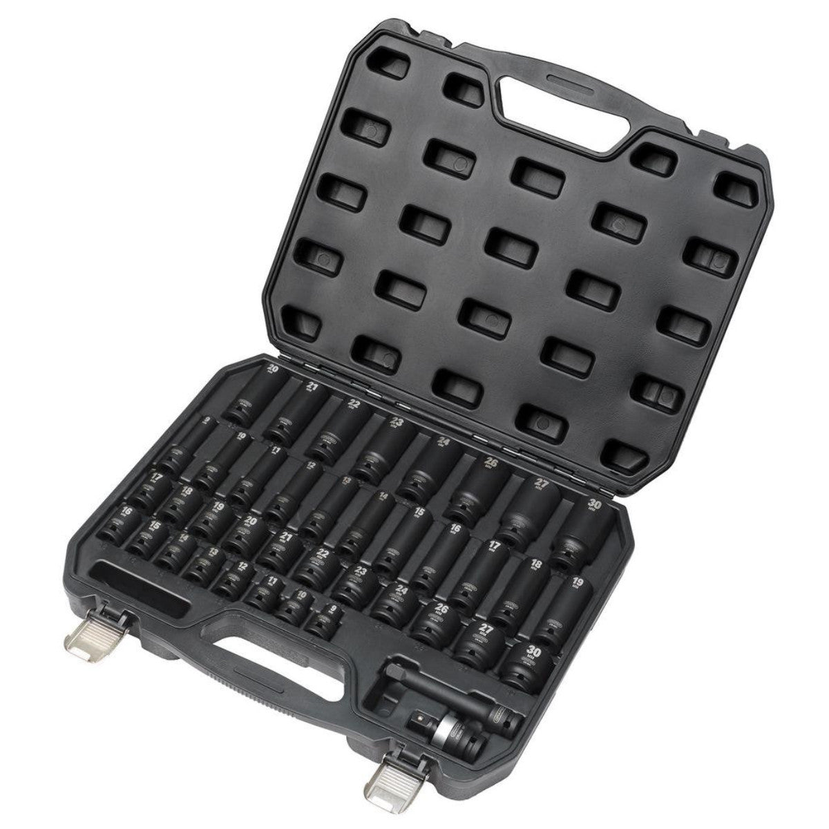 Draper Hi-TORQ Impact Socket Set, 1/2" Sq. Dr. (40 Piece) 07106