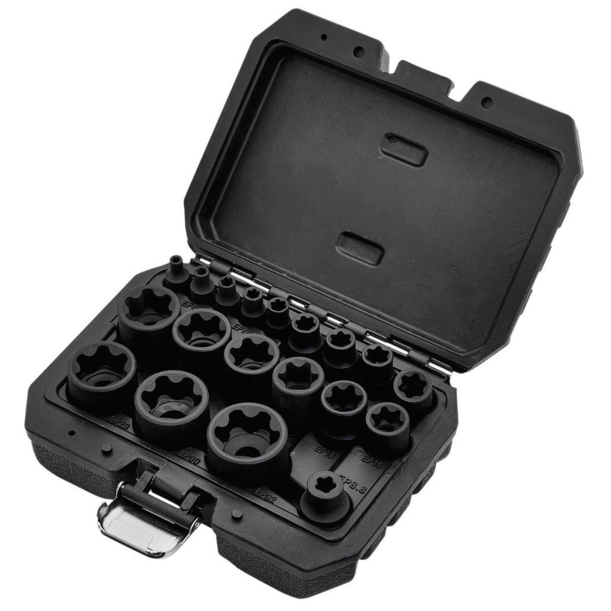 Draper External Torx Plus Socket Set, 1/4", 3/8", 1/2" Sq. Dr. (19 Piece) 07128