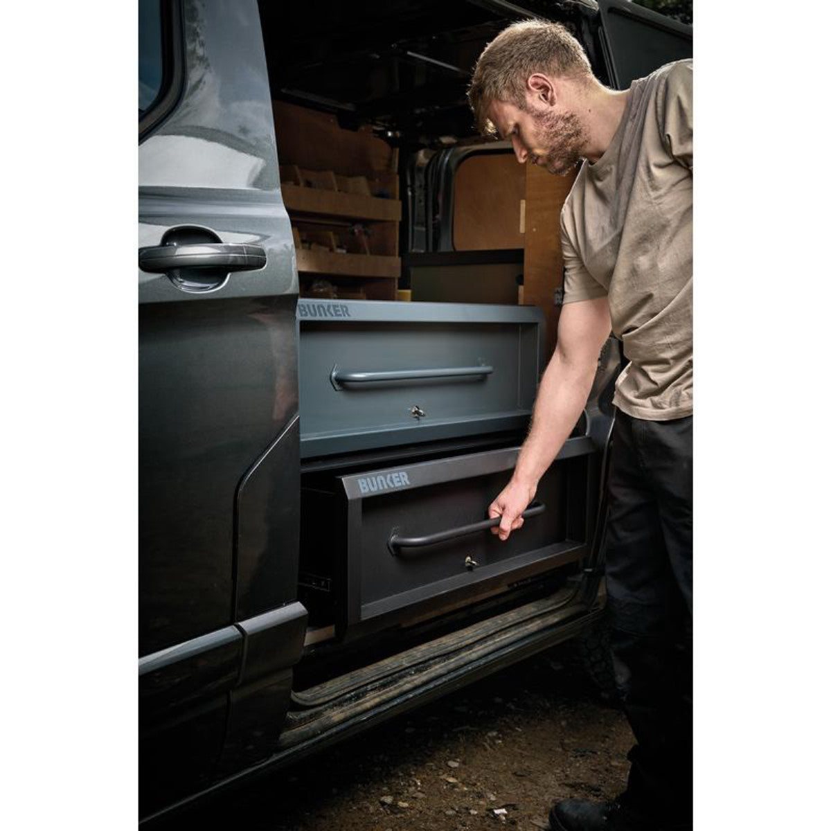 Bunker K1 Stacker, Grey 07134