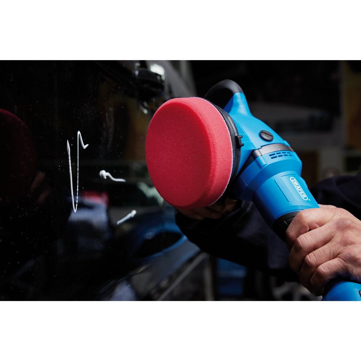 Draper Ultra-Fine Finishing Pad, 125mm, Red 07582