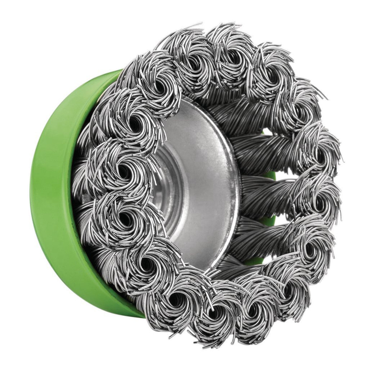 Draper Stainless-Steel Twist-Knot Wire Cup Brush, 65mm, M14 08053