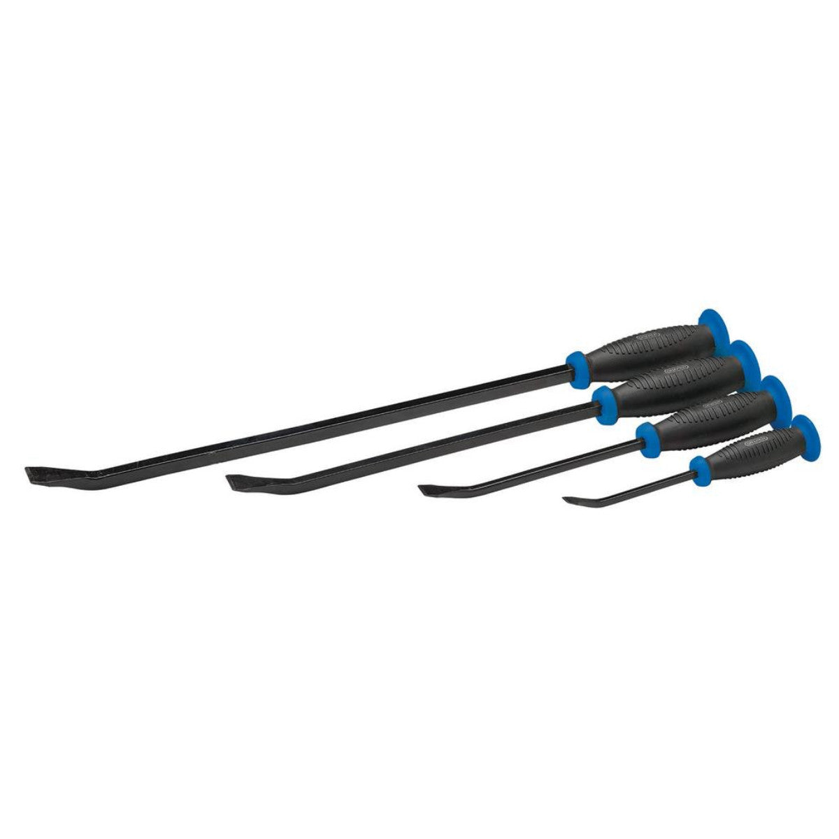 Draper 'Pound Thru' Soft Grip Pry Bar Set with Hand Guard (4 Piece) 08559