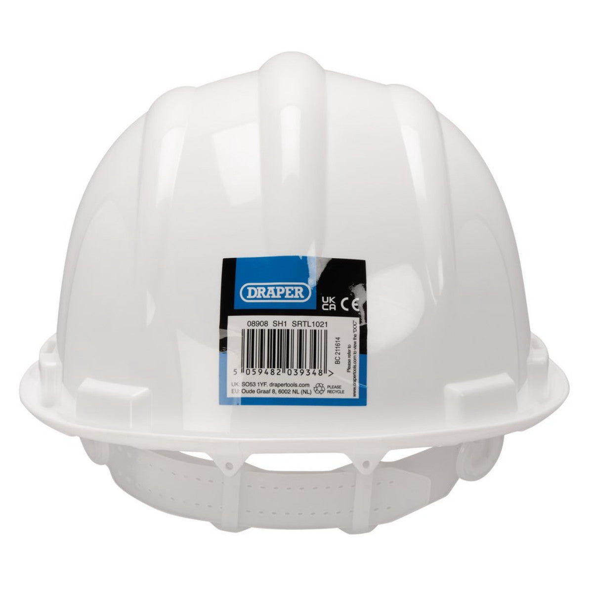 Draper Safety Helmet, White 08908