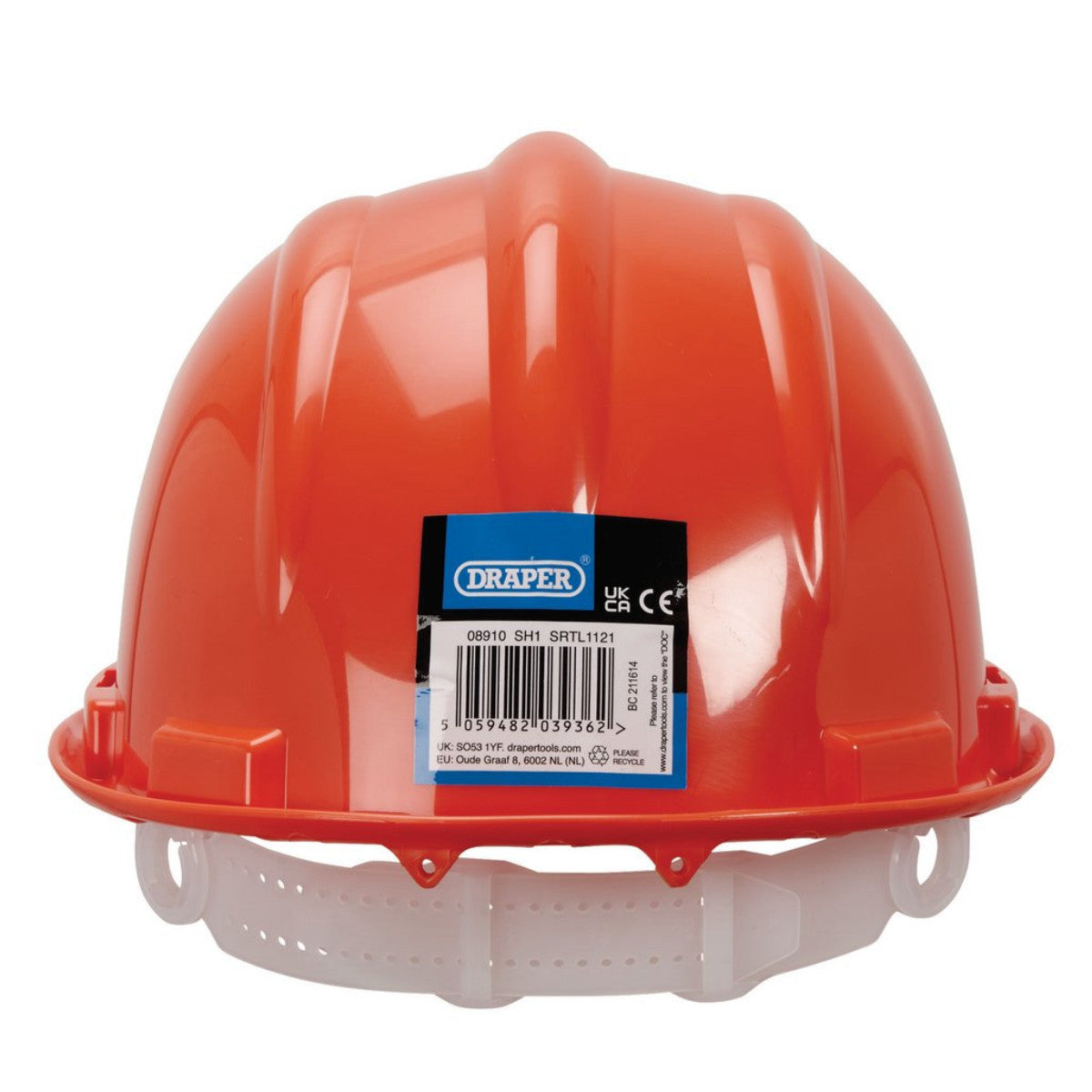 Draper Safety Helmet, Orange 08910