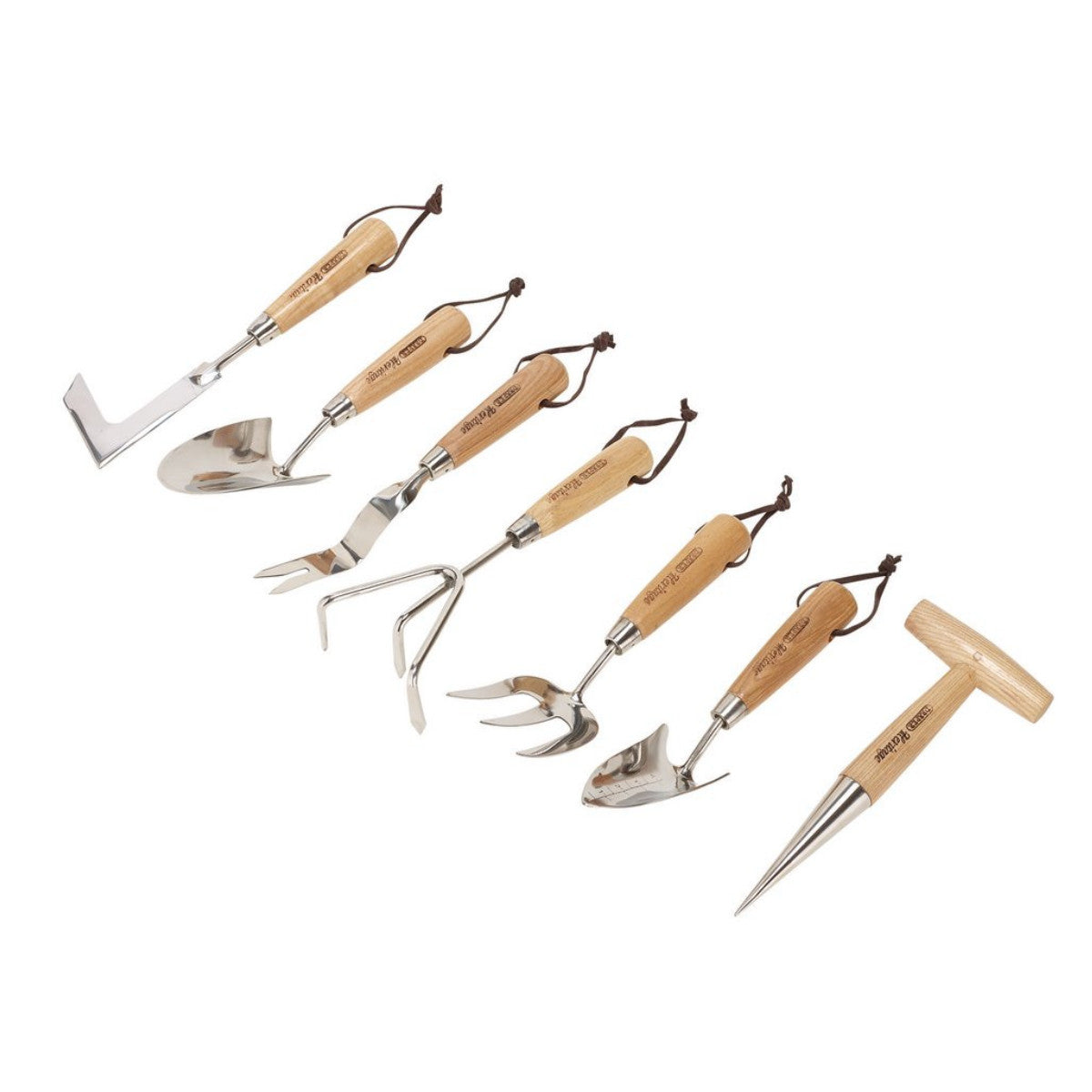 Draper Heritage Stainless Steel Garden Tool Set with Ash Handles (7 Piece) 09000