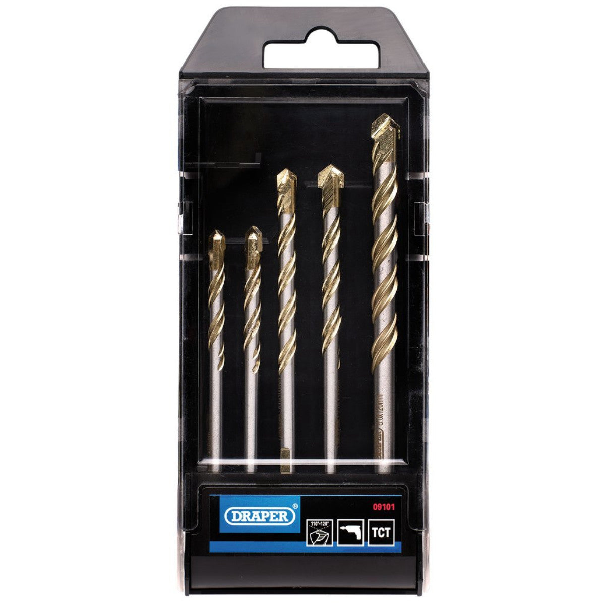 Draper Multi Construction TCT Drill Bit Set (5 Piece) 09101