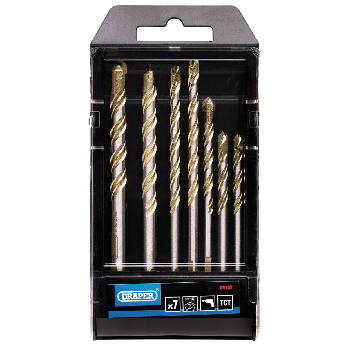 Draper Multi Construction TCT Drill Bit Set (7 Piece) 09102