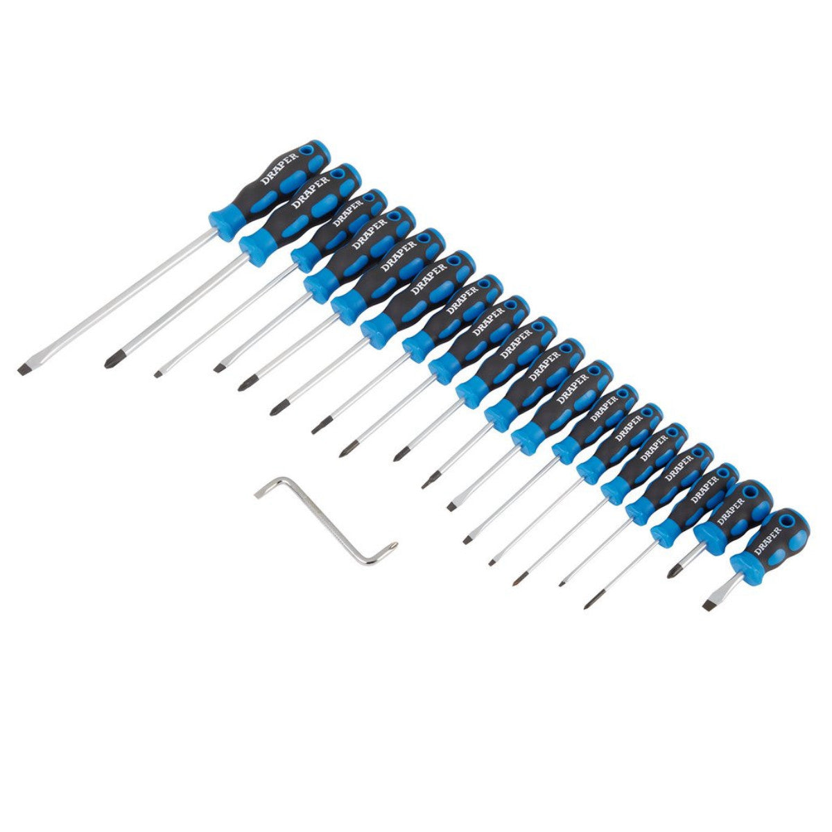 Draper Soft Grip Screwdriver Set (19 Piece) 09548