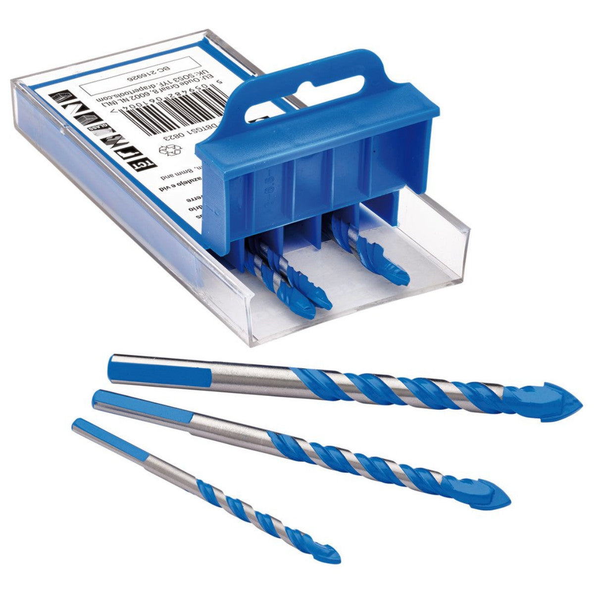 Draper TCT Tile and Glass Drill Bit Set (6 Piece) 10072