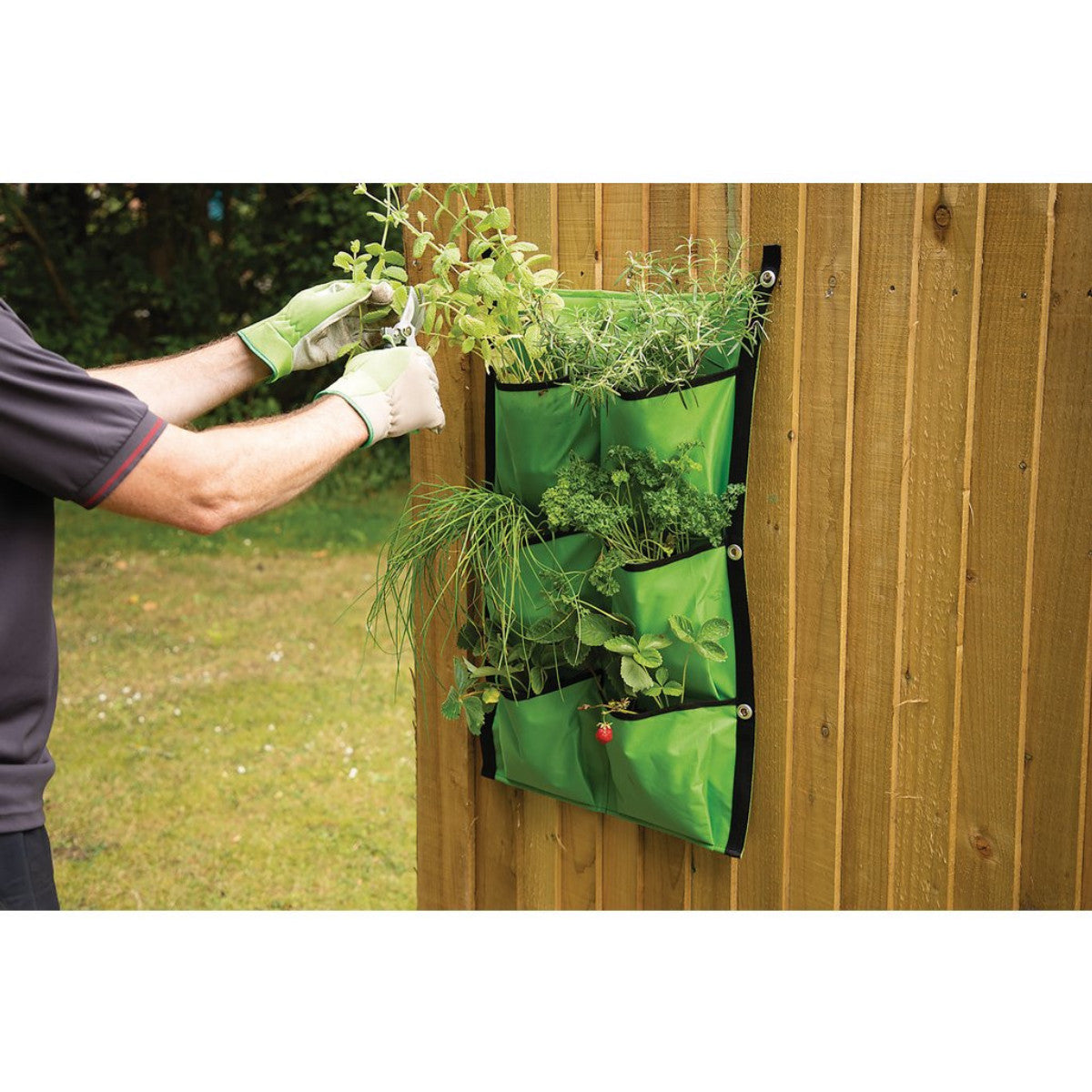 Draper 6-Section Fabric Hanging Grow Bag 10107