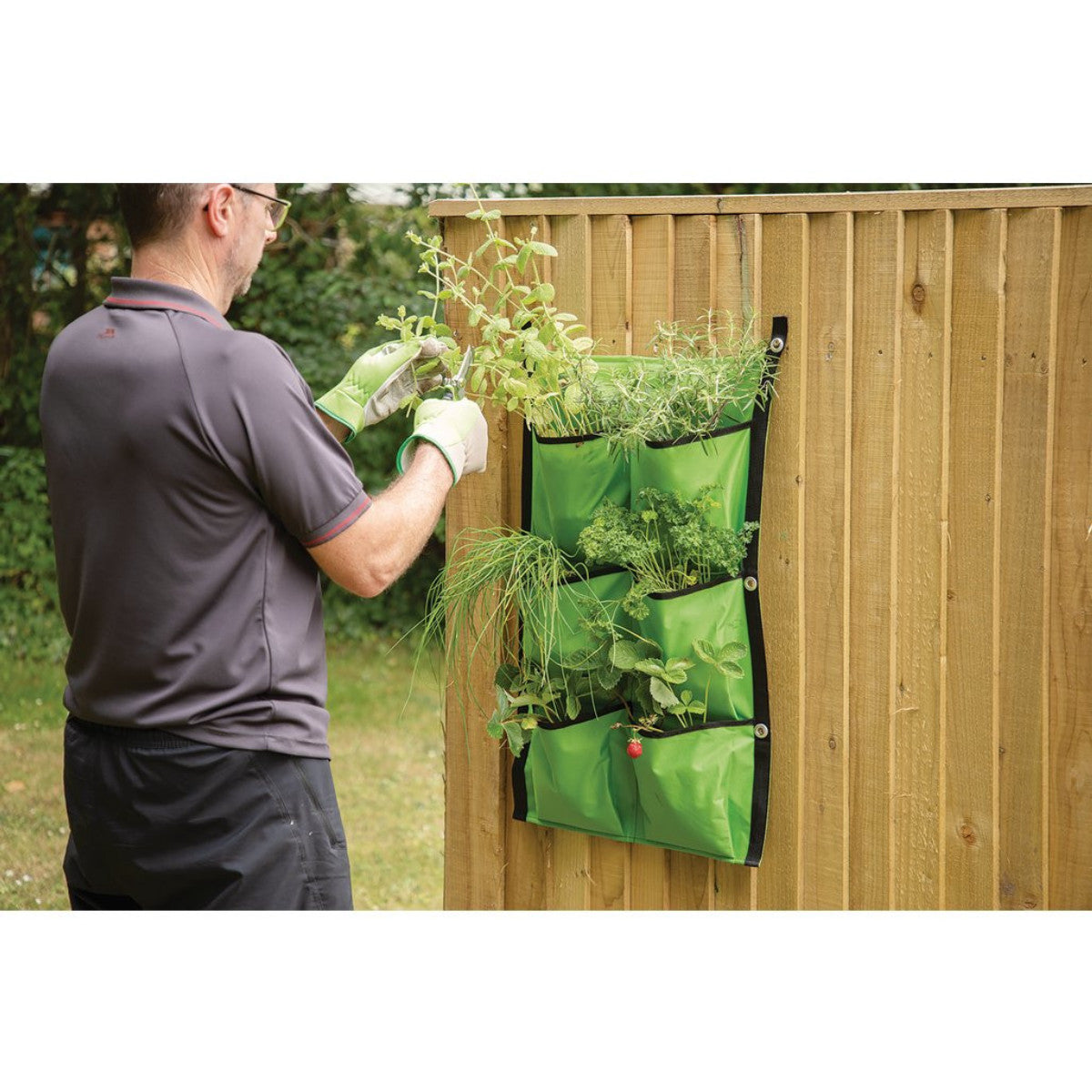 Draper 6-Section Fabric Hanging Grow Bag 10107