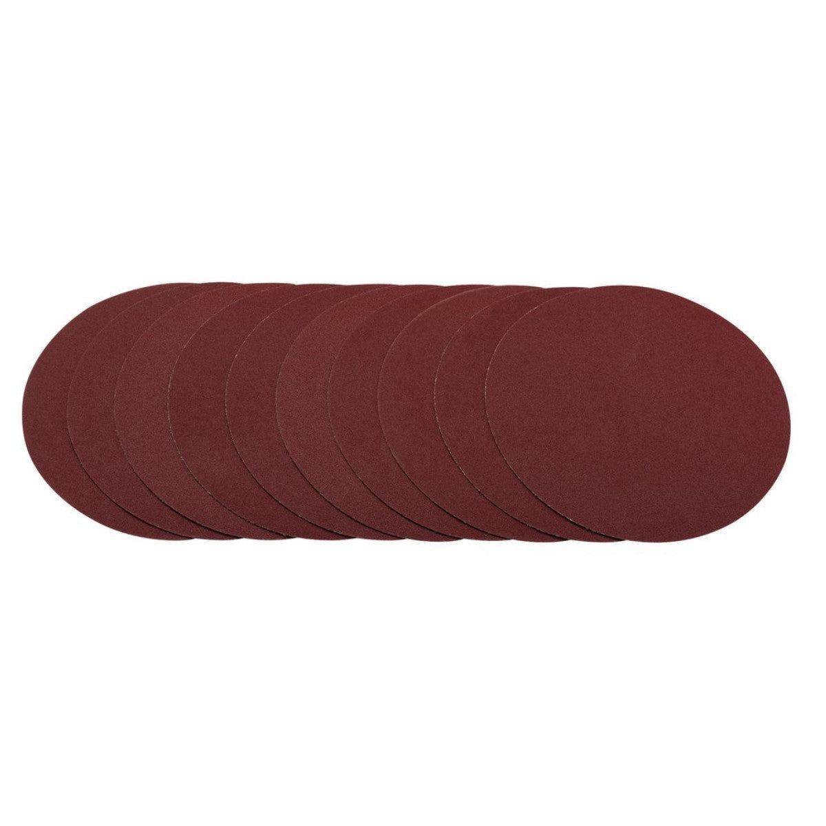 Draper Sanding Discs, 200mm, 120 Grit (Pack of 10) 10233