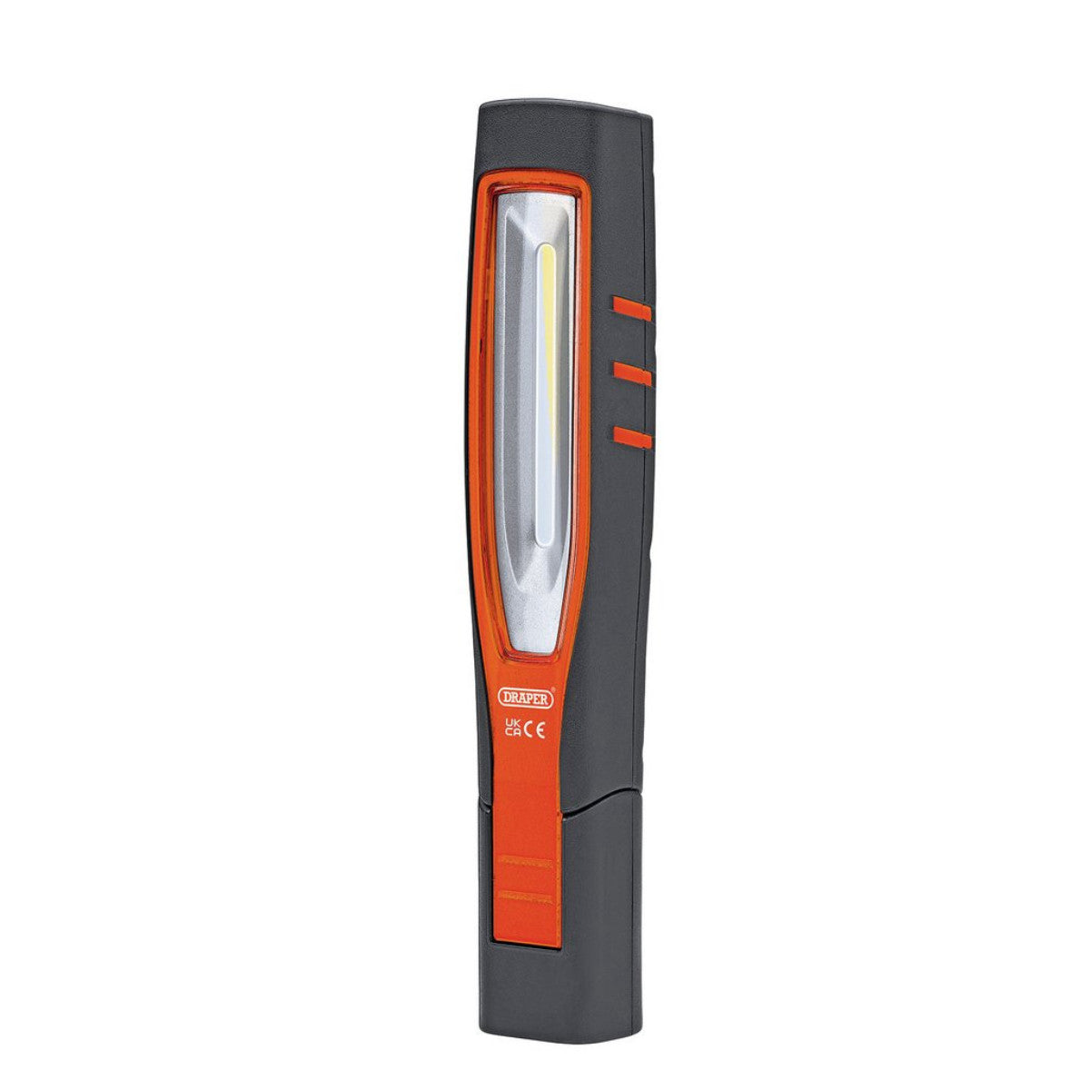 Draper COB/SMD LED Rechargeable Inspection Lamp, 7W, 700 Lumens, Orange, 1 x USB Cable Supplied 11761