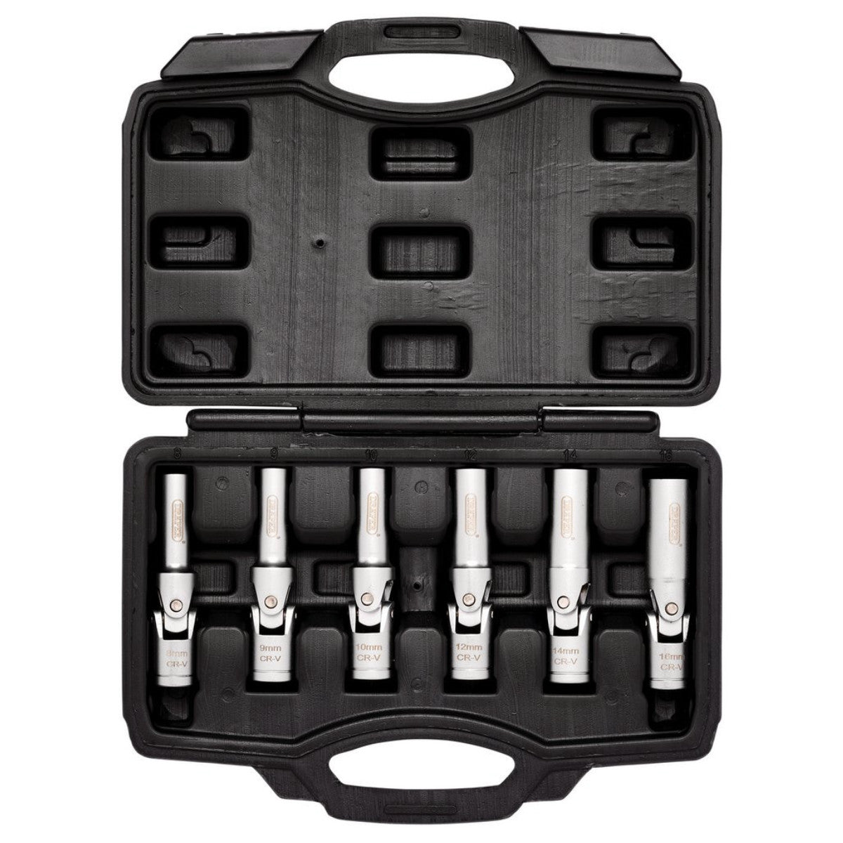 Draper Glow Plug Socket Set, 3/8" Sq. Dr. (6 Piece) 12404