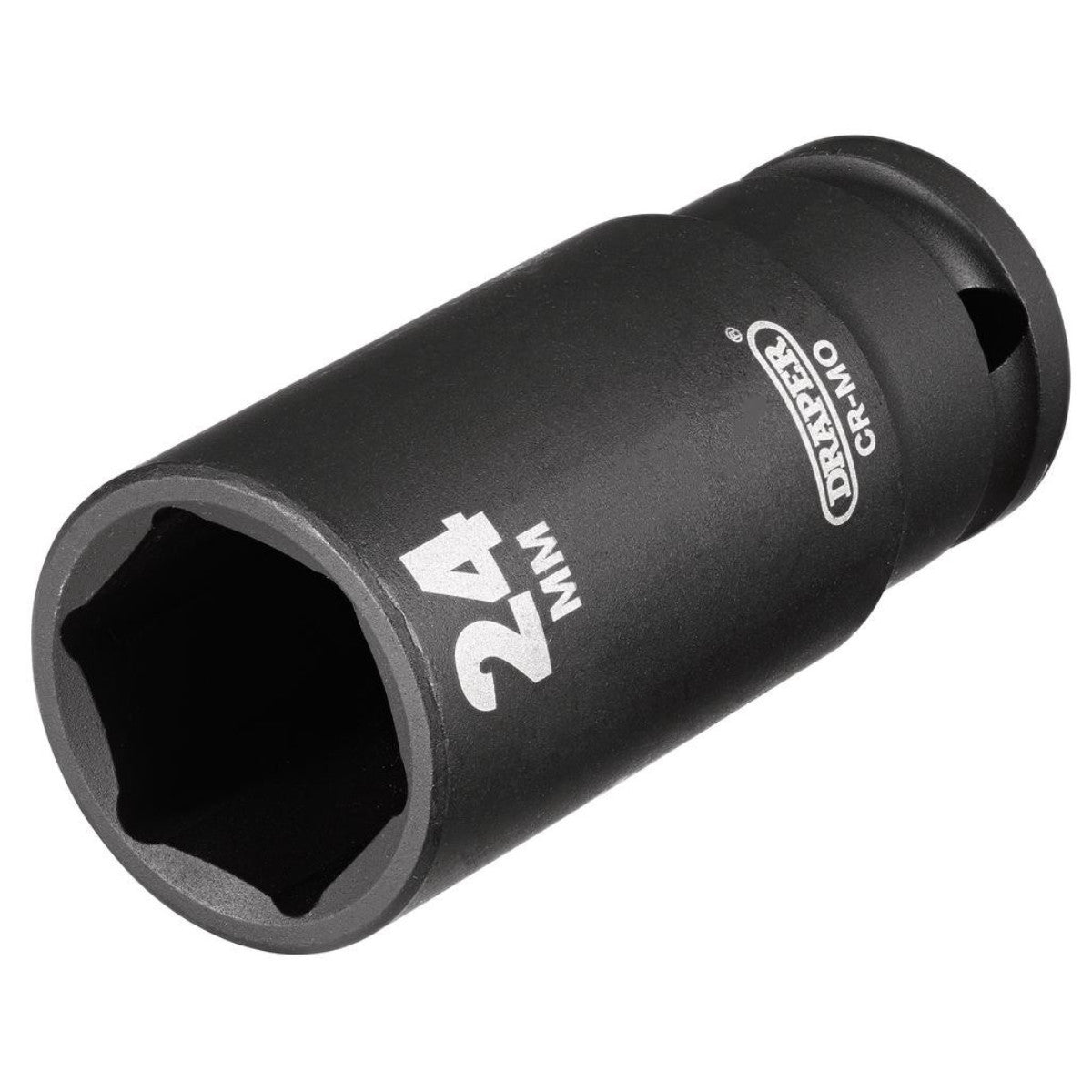 Draper HI-TORQ Deep Impact Socket, 1/2" Sq. Dr., 24mm 12746