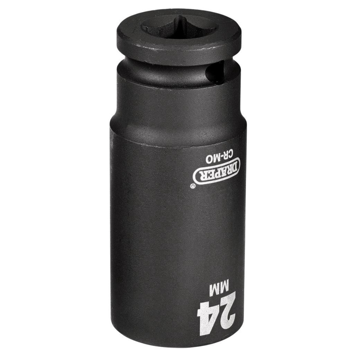 Draper HI-TORQ Deep Impact Socket, 1/2" Sq. Dr., 24mm 12746