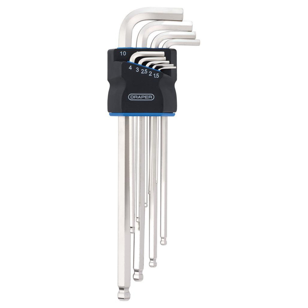 Draper Metric Extra Long Arm Ball End Hex Key Set (9 Piece) 12809