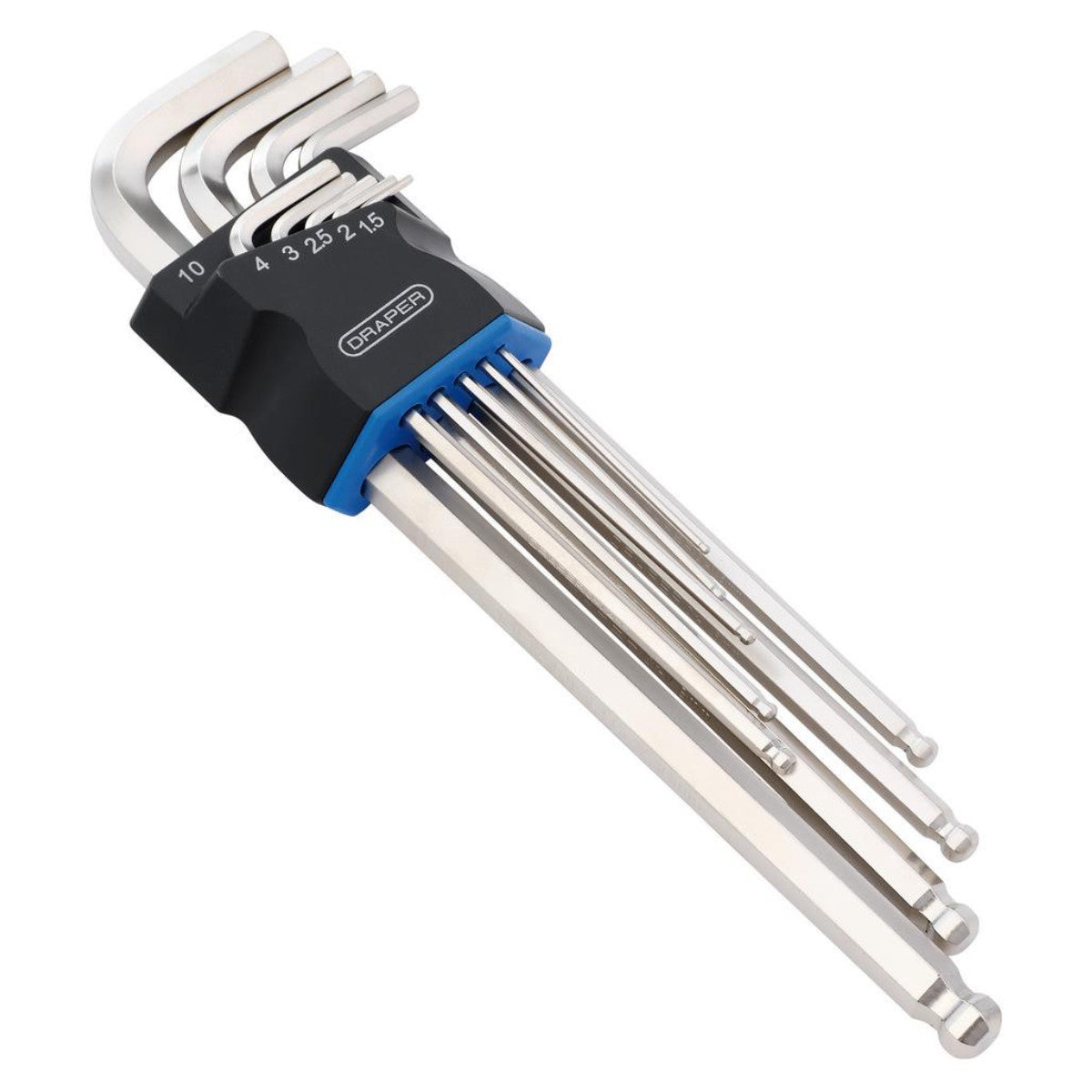 Draper Metric Extra Long Arm Ball End Hex Key Set (9 Piece) 12809