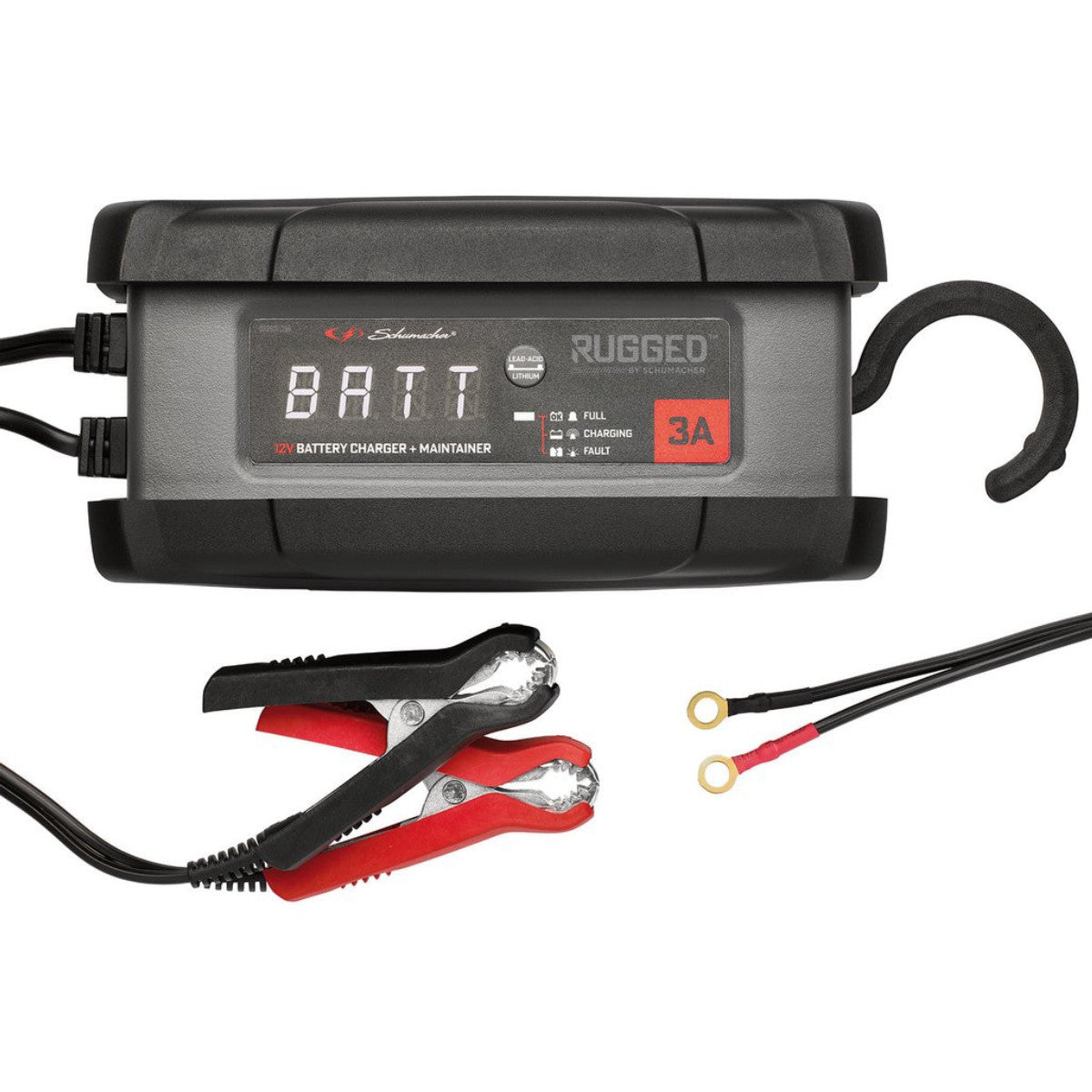 Schumacher Rugged SPX458, 3A 12V Battery Charger and Maintainer 12961