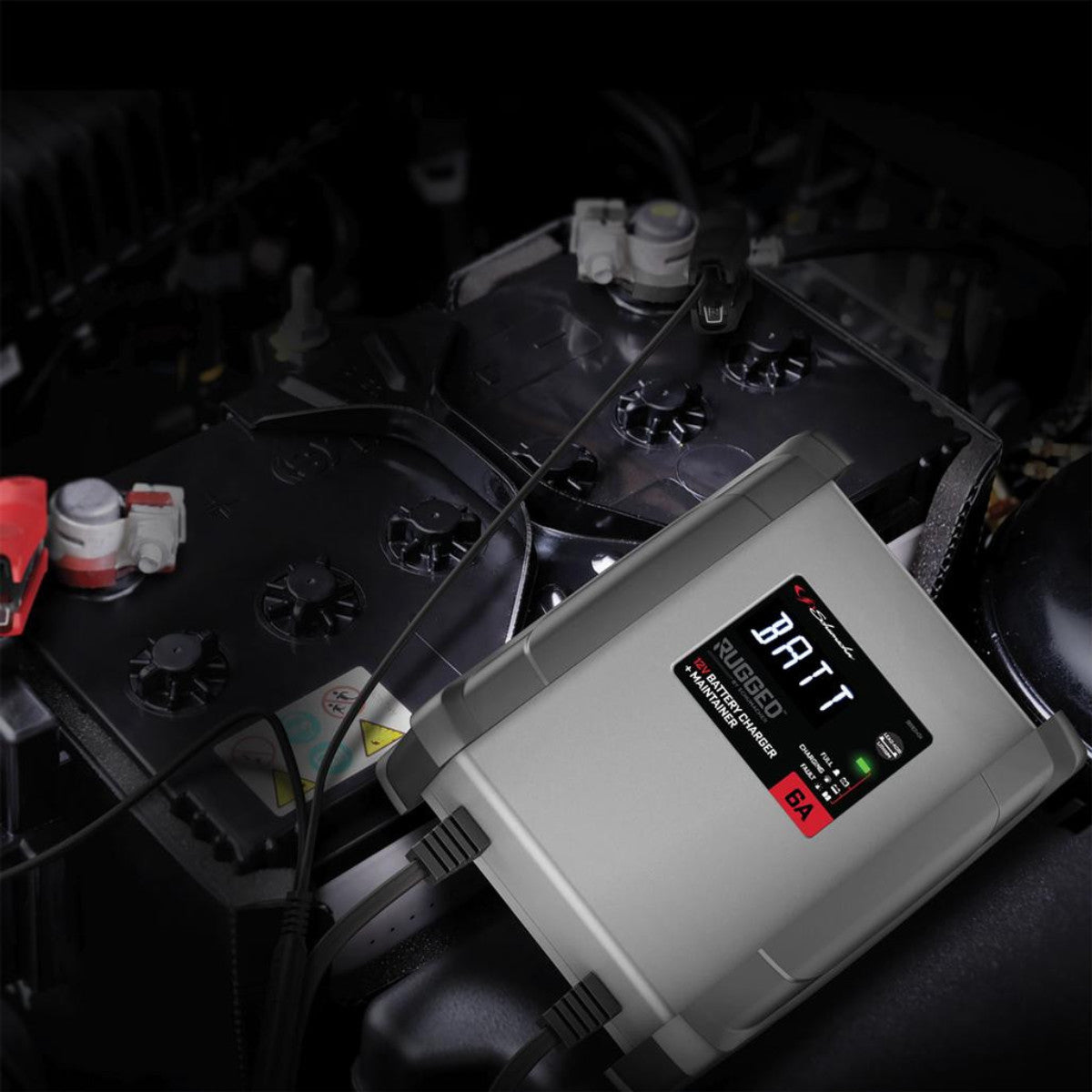 Schumacher Rugged SPX459, 6A, 12V Battery Charger and Maintainer 13100