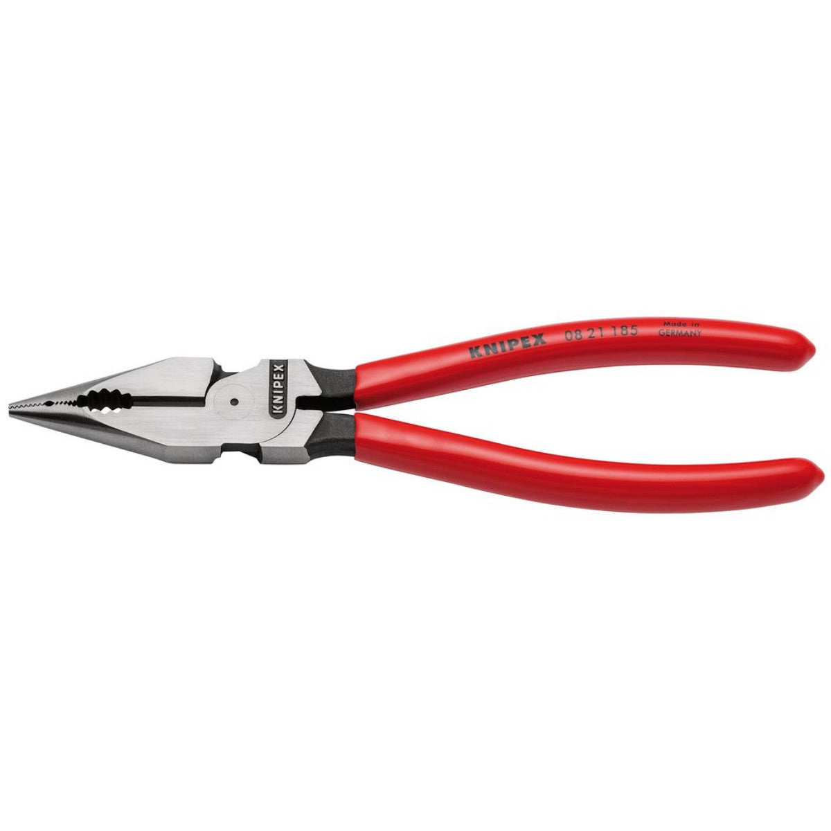 Draper 08 21 185 SB Needle-Nose Combination Pliers plastic coated black atramentized, 185mm 13177