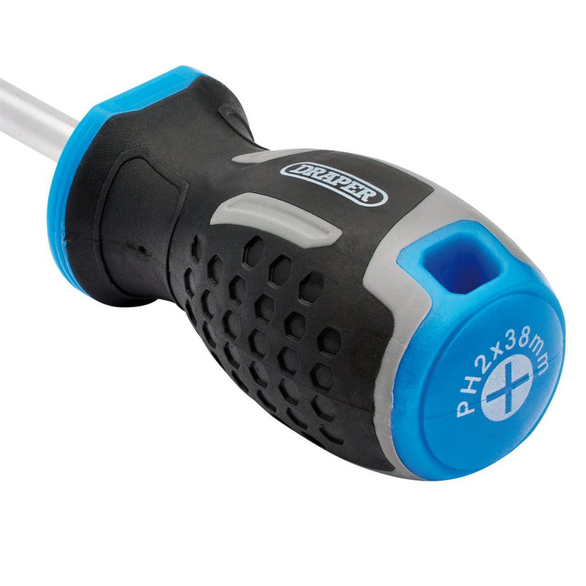 Draper Phillips Soft Grip Screwdriver, PH2 x 38mm 13357