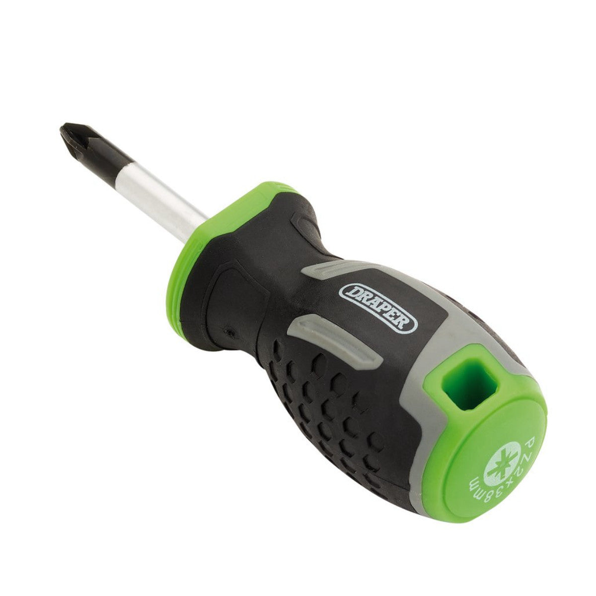 Draper Pozi Soft Grip Screwdriver, PZ2 x 38mm 13368