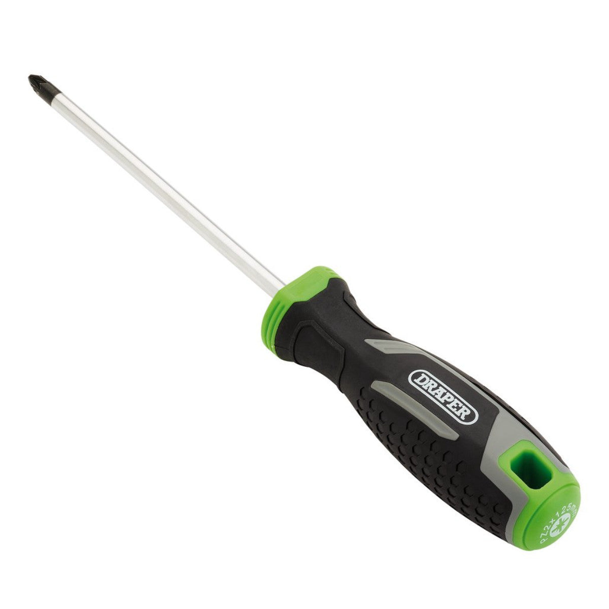 Draper Pozi Soft Grip Screwdriver, PZ2 x 125mm 13372