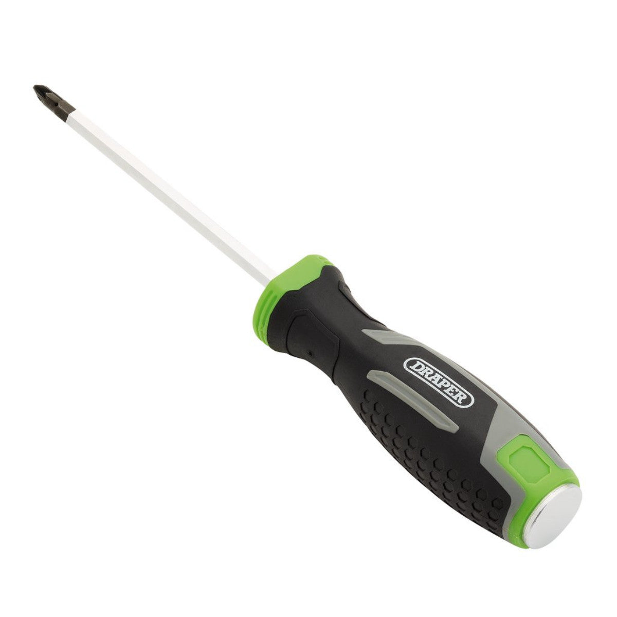 Draper Pound Thru Pozi Soft Grip Screwdriver, PZ1 x 100mm 13447