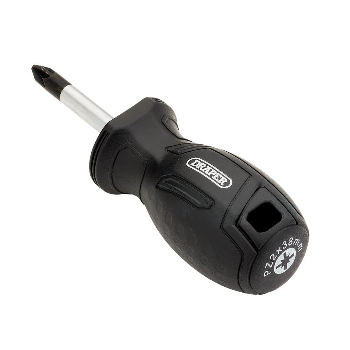 Draper Pozi Hard Grip Screwdriver, PZ2 x 38mm 13511
