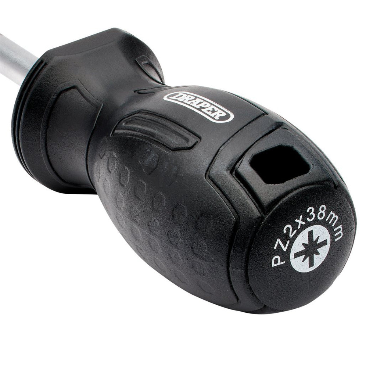 Draper Pozi Hard Grip Screwdriver, PZ2 x 38mm 13511