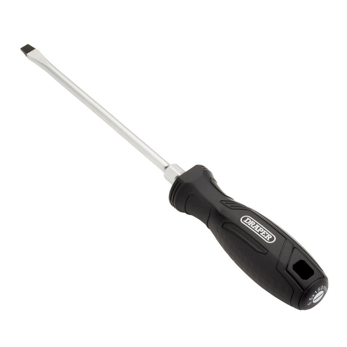 Draper Slotted Hard Grip Screwdriver, 6.5 x 150mm 13542