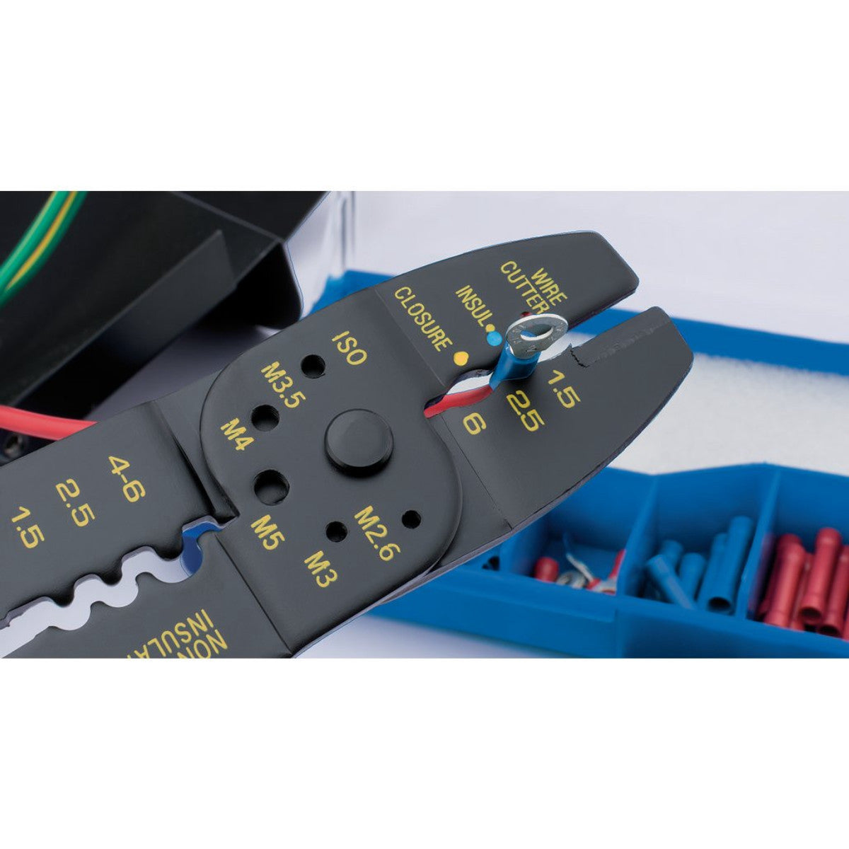 Draper 5 Way Crimping Tool & Terminal Kit, 240mm 13658