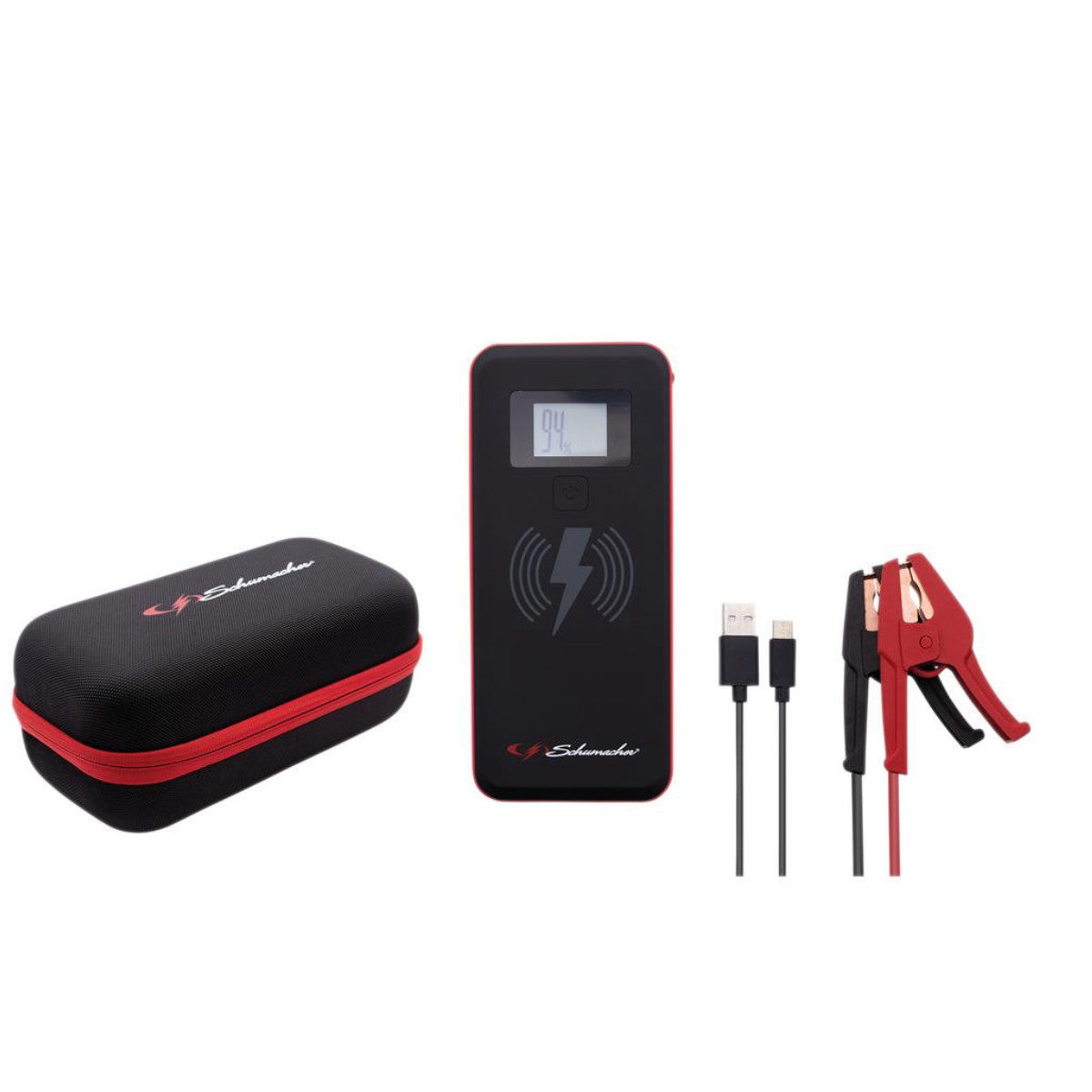 Schumacher SL472 12V Lithium Booster and Power Bank with Wireless Charging, 1000PA 13751