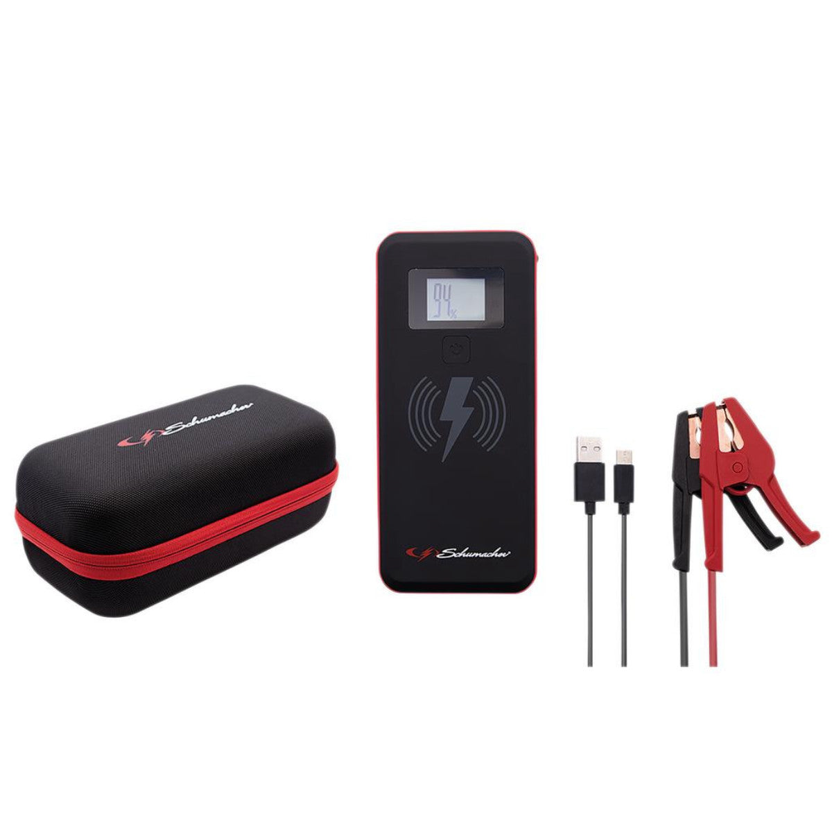 Schumacher SL473 12V Lithium Booster and Power Bank with Wireless Charging, 1500PA 13752