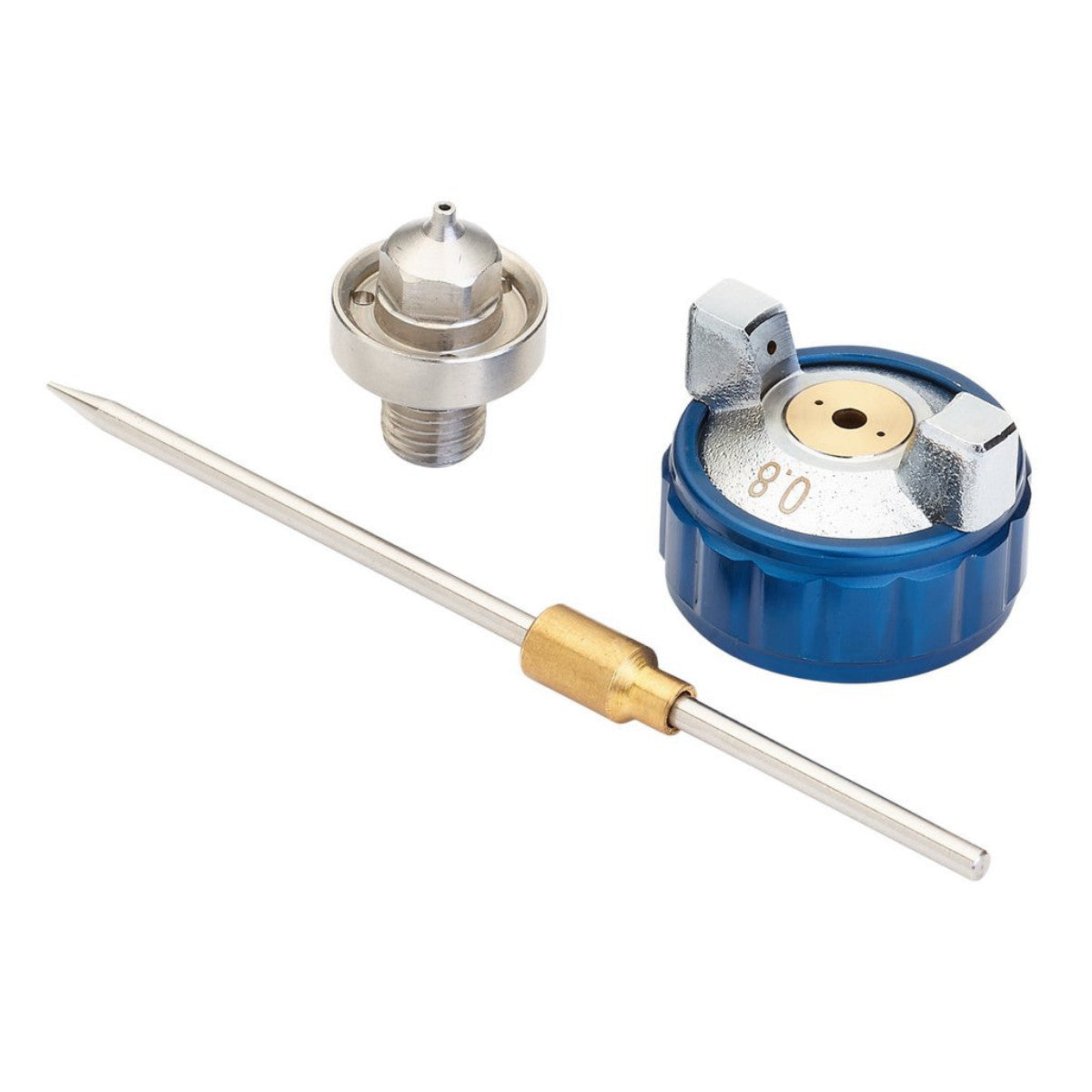 Draper Spare 0.8mm Nozzle, Needle and Cap Set for Spray Guns 09708 and 09709 13836