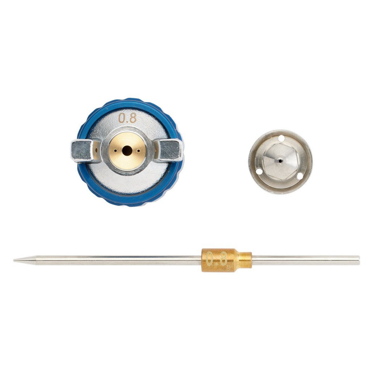 Draper Spare 0.8mm Nozzle, Needle and Cap Set for Spray Guns 09708 and 09709 13836