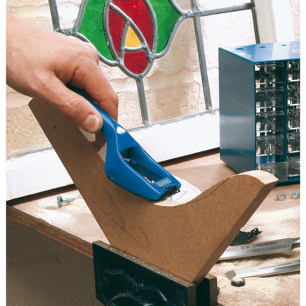 Draper Curved Blade Multi-Rasp Shaver, 65mm x 40mm 13855