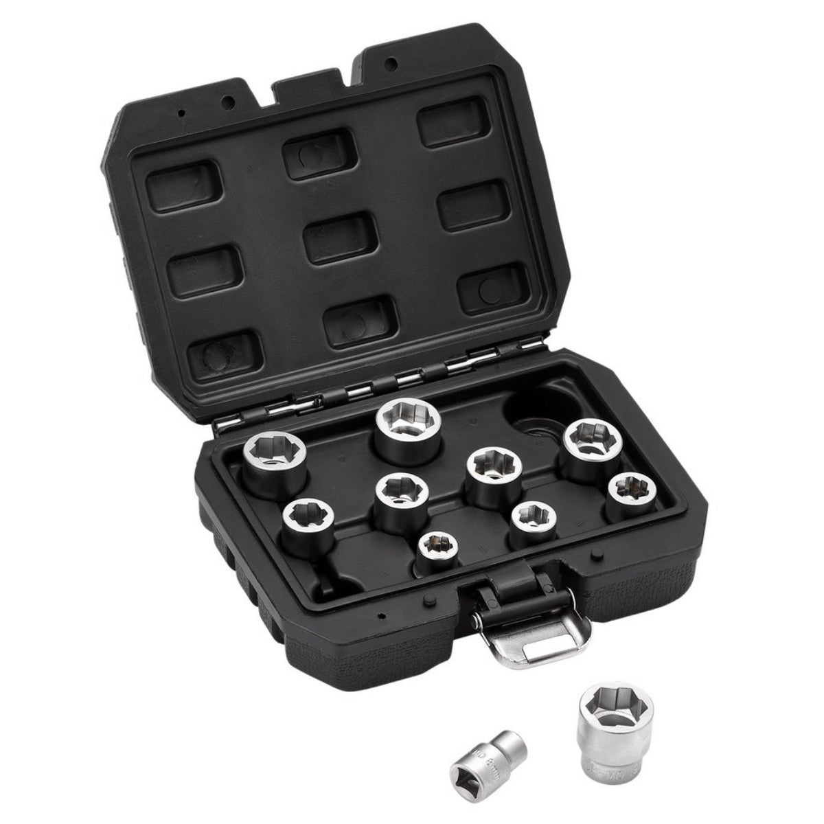 Draper Bolt Extractor Socket Set, 3/8" Sq. Dr. (11 Piece) 13894