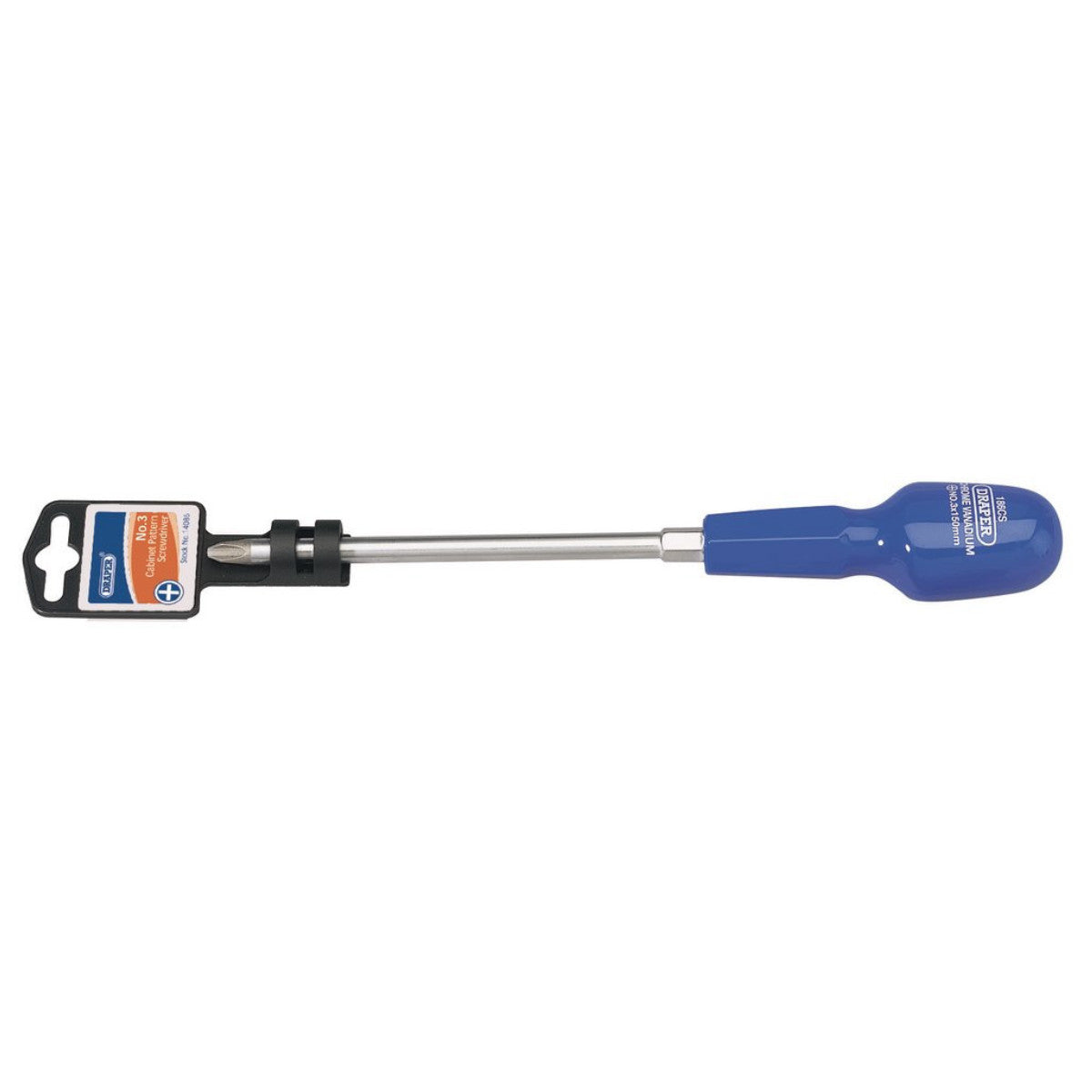 Draper Cross Slot Cabinet Pattern Screwdriver, No.3 x 150mm 14085