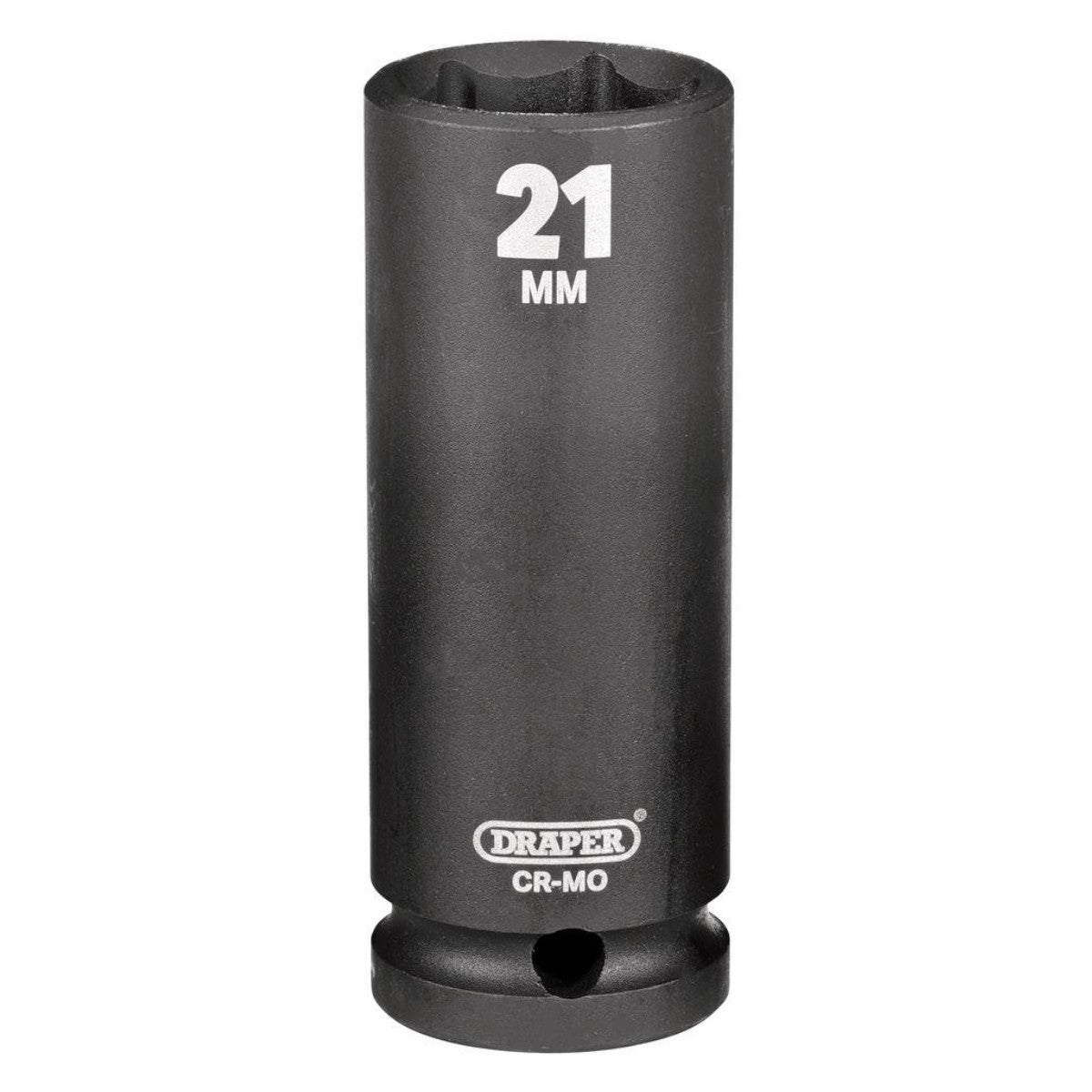 Draper HI-TORQ Deep Impact Socket, 1/2" Sq. Dr., 21mm 14104