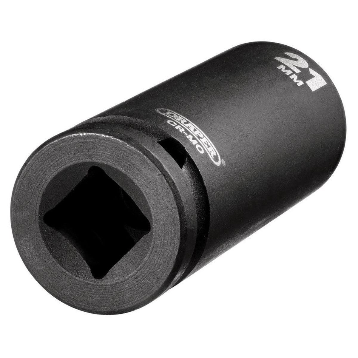 Draper HI-TORQ Deep Impact Socket, 1/2" Sq. Dr., 21mm 14104