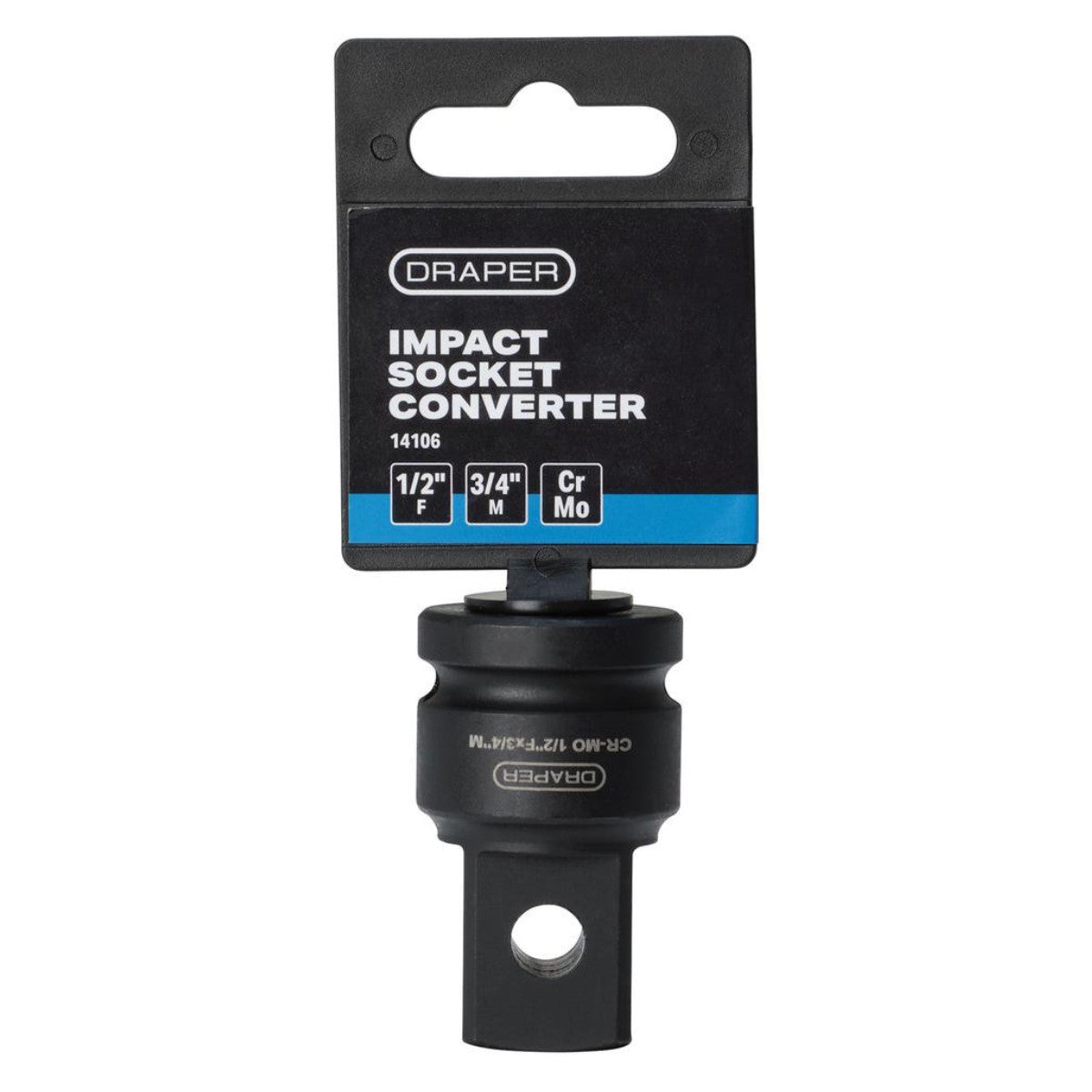 Draper Impact Socket Converter, 1/2"(F) x 3/4"(M) 14106