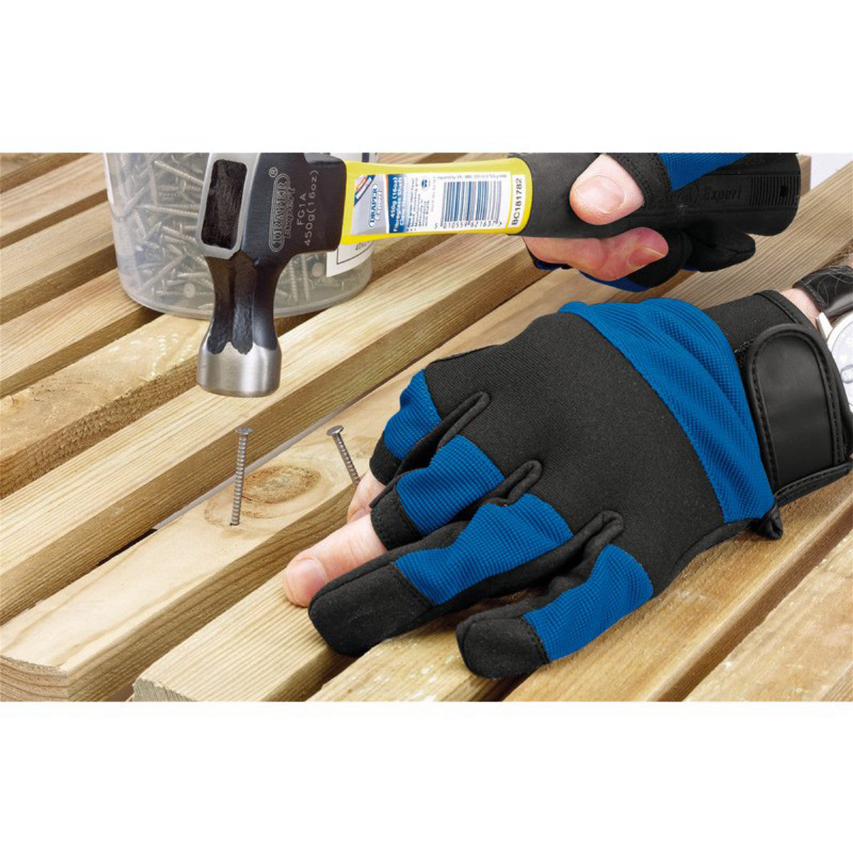 Draper Three Finger Framer Gloves, XL 14971