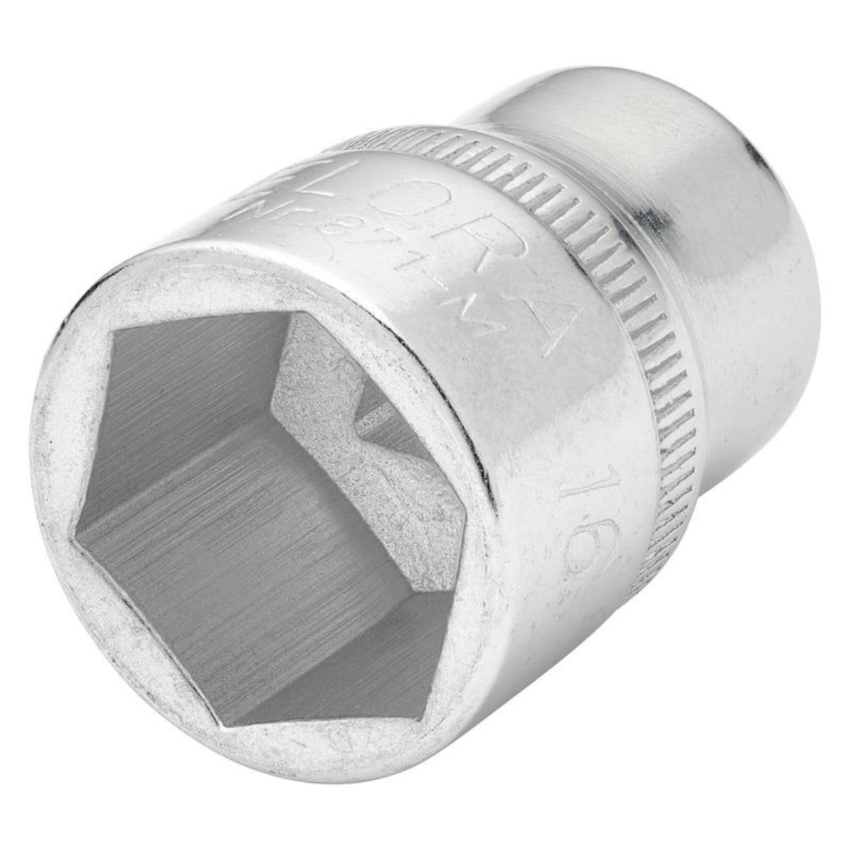 Elora Hexagon Socket, 3/8" Sq. Dr., 16mm 15233