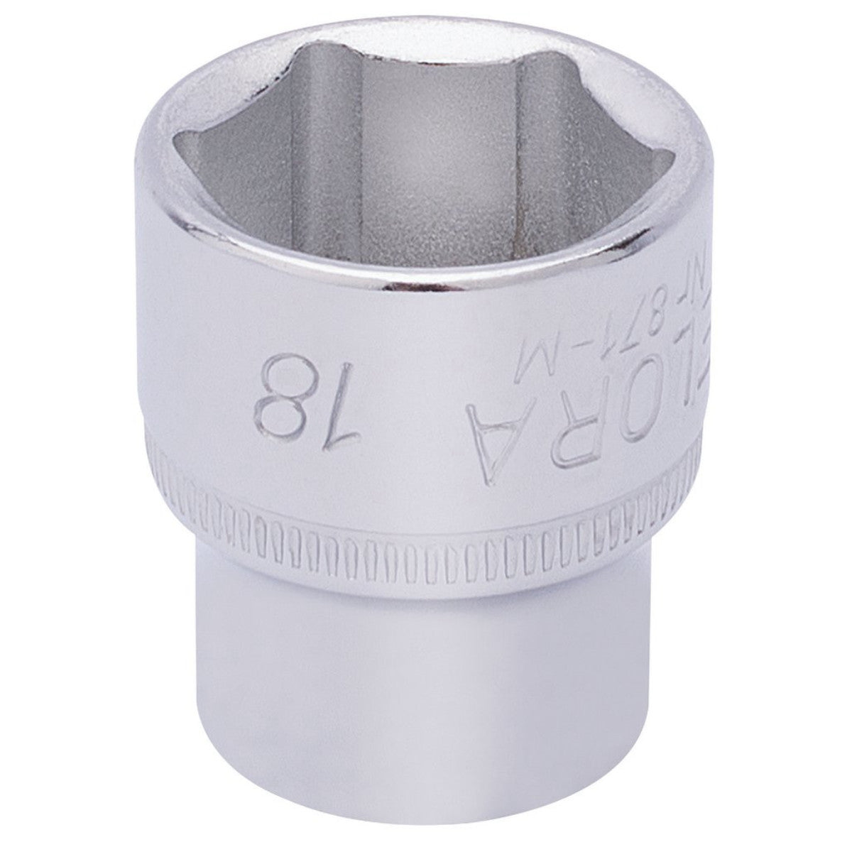Elora Hexagon Socket, 3/8" Sq. Dr., 18mm 15235