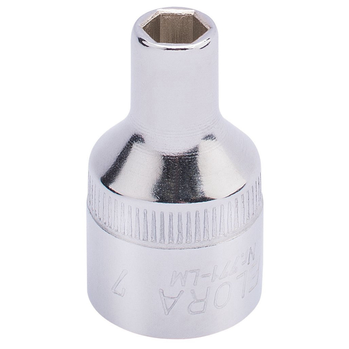 Elora Hexagon Socket, 1/2" Sq. Dr., 7mm 15296