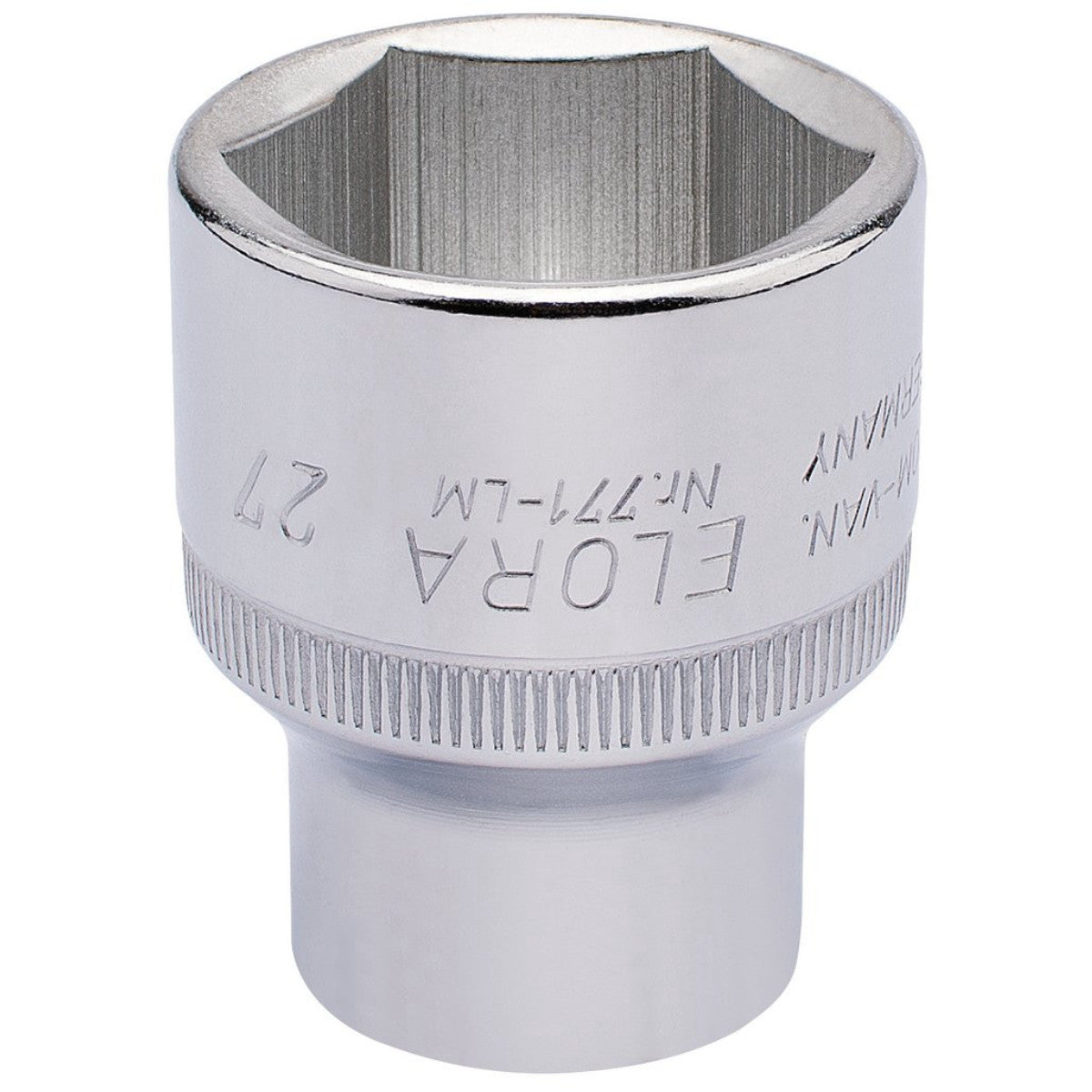 Elora Hexagon Socket, 1/2" Sq. Dr., 27mm 15316